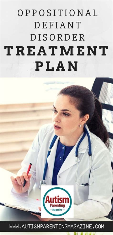 Oppositional Defiant Disorder Treatment Plan .